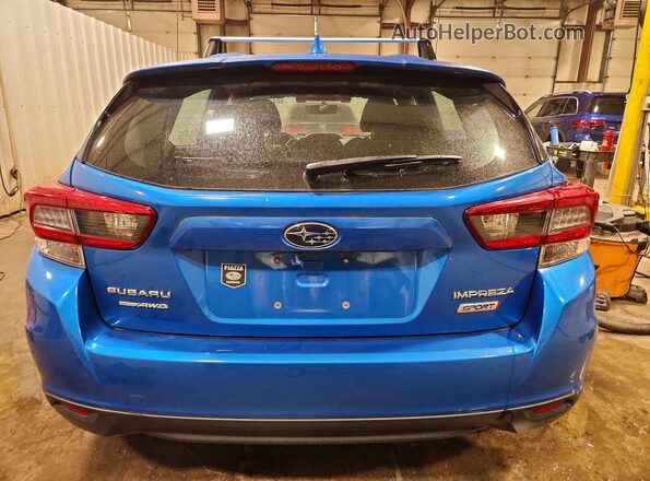 4S3GTAM60P3712771 2023 SUBARU IMPREZA Blue Вид задніх сидінь