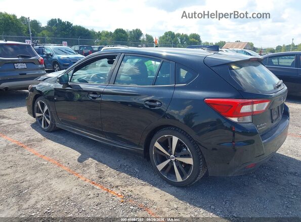 4S3GTAM61H3715129 2017 SUBARU IMPREZA Black Trasero izquierdo