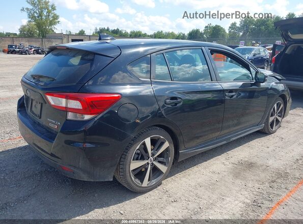 4S3GTAM61H3715129 2017 SUBARU IMPREZA Black Trasero derecho