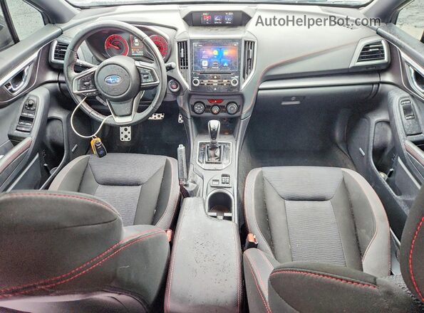 4S3GTAM61J3721356 2018 SUBARU IMPREZA White Вид панелі приладів