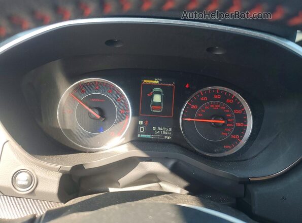 4S3GTAM62H3713289 2017 SUBARU IMPREZA Blue ხელსაწყოთა პანელის ხედი