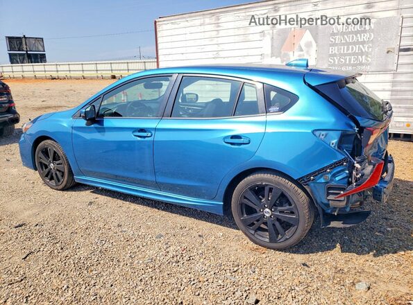 4S3GTAM62H3731159 2017 SUBARU IMPREZA Blue Задня ліва чверть