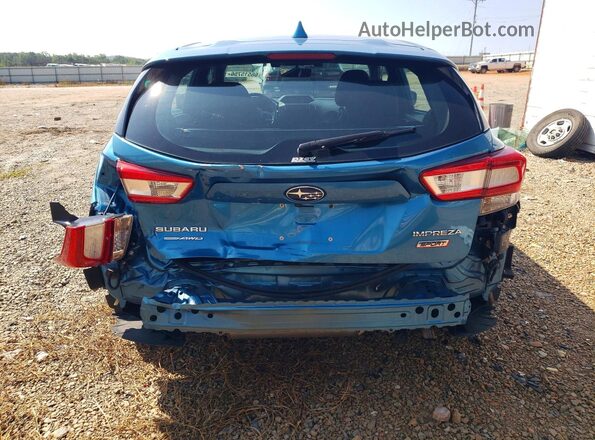 4S3GTAM62H3731159 2017 SUBARU IMPREZA Blue Вид ззаду