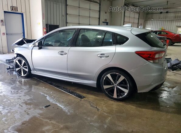 4S3GTAM62H3740041 2017 SUBARU IMPREZA Серебряный Задняя левая четверть