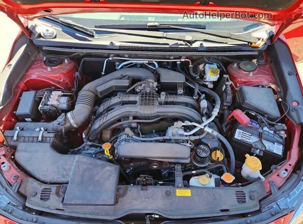 4S3GTAM65K3728313 2019 SUBARU IMPREZA Red Vista interior trasera