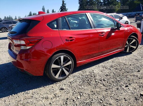 4S3GTAM66K3725873 2019 SUBARU IMPREZA Red უკანა მარჯვენა