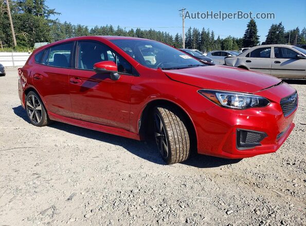 4S3GTAM66K3725873 2019 SUBARU IMPREZA Red წინა მარჯვენა