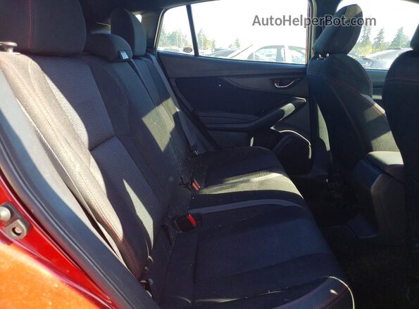 4S3GTAM66K3725873 2019 SUBARU IMPREZA Red უკანა სავარძლების ხედი