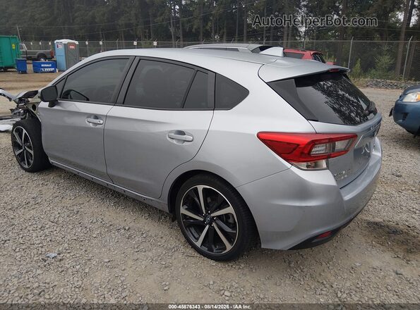 4S3GTAM67L3724006 2020 SUBARU IMPREZA Серебряный Задняя левая четверть