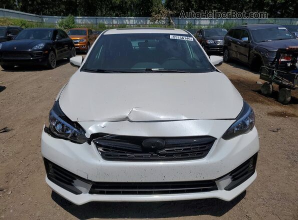 4S3GTAM68M3708950 2021 SUBARU IMPREZA White Front view