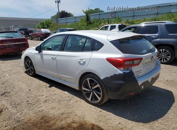 4S3GTAM68M3708950 2021 SUBARU IMPREZA White Rear left