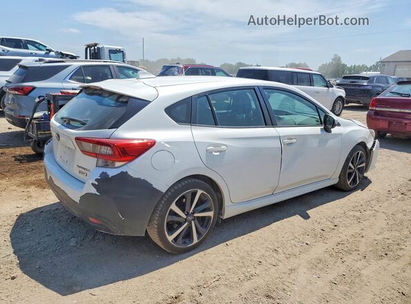 4S3GTAM68M3708950 2021 SUBARU IMPREZA White Rear right
