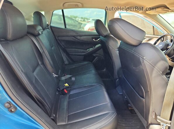 4S3GTAN65H3713155 2017 SUBARU IMPREZA Blue უკანა სავარძლების ხედი