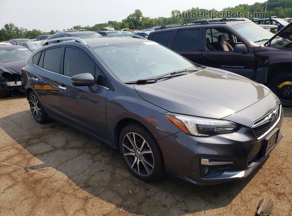 4S3GTAS61K3733625 2019 SUBARU IMPREZA Gray Передня права чверть