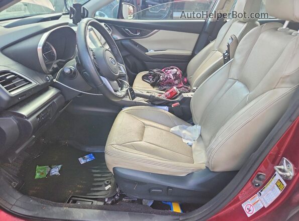 4S3GTAS64K3700604 2019 SUBARU IMPREZA Красный Вид салона спереди