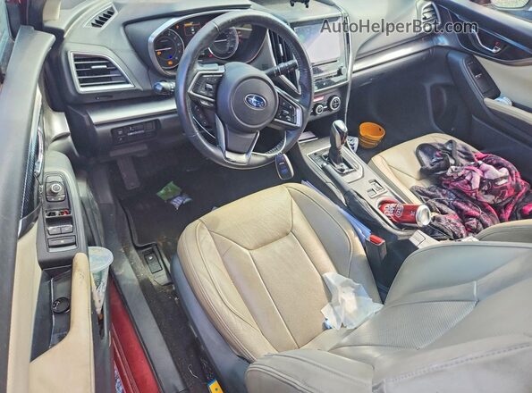 4S3GTAS64K3700604 2019 SUBARU IMPREZA Красный Вид панели приборов
