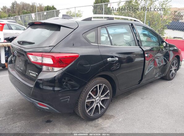 4S3GTAT61H3750481 2017 SUBARU IMPREZA Black Trasero derecho