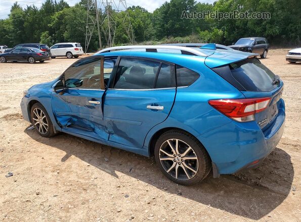 4S3GTAT63H3706854 2017 SUBARU IMPREZA Blue Rear left