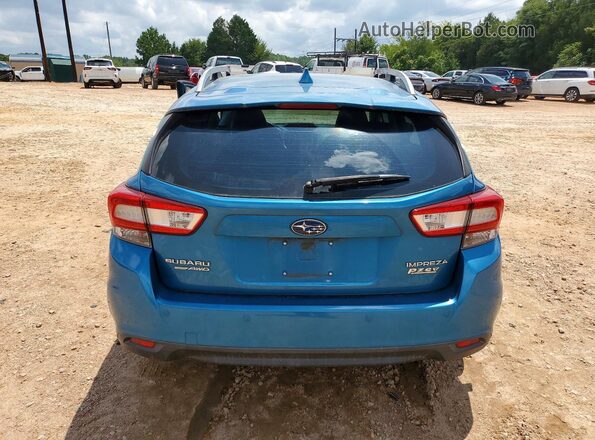 4S3GTAT63H3706854 2017 SUBARU IMPREZA Blue Rear view