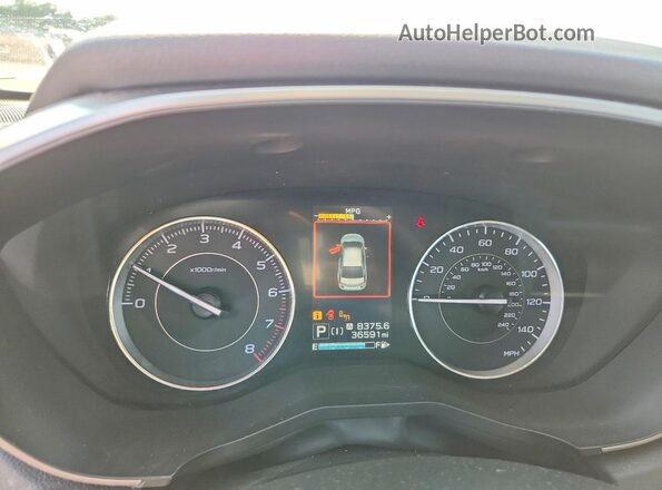 4S3GTAT63L3729463 2020 SUBARU IMPREZA Black Vista del cuadro de instrumentos