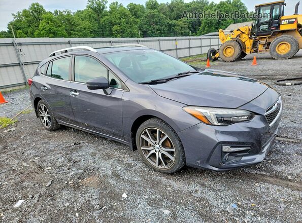 4S3GTAT64J3752893 2018 SUBARU IMPREZA Gray Delantero derecho