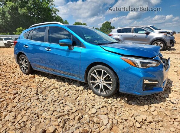 4S3GTAT64K3724061 2019 SUBARU IMPREZA Синий Передняя правая четверть