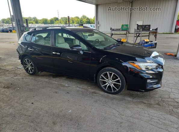 4S3GTAT65K3711092 2019 SUBARU IMPREZA Черный Передняя правая четверть