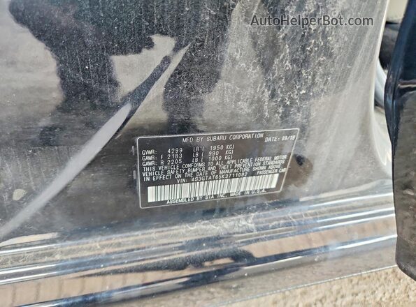 4S3GTAT65K3711092 2019 SUBARU IMPREZA Черный Вид наклейки с VIN-кодом