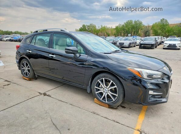 4S3GTAU64H3703377 2017 SUBARU IMPREZA Black Delantero derecho