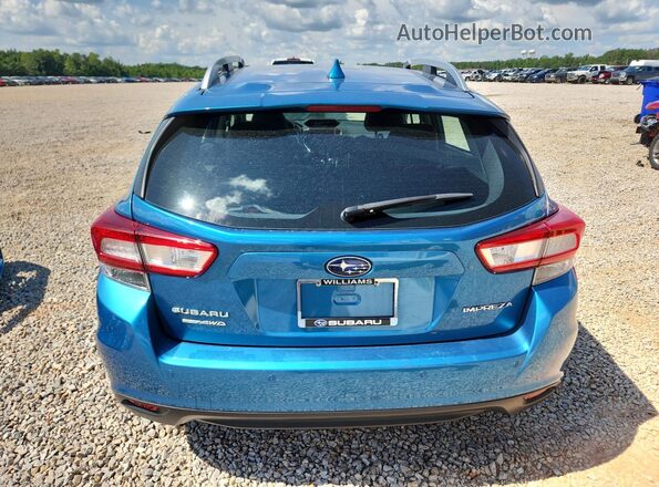 4S3GTAU64K3728397 2019 SUBARU IMPREZA Blue Rear view