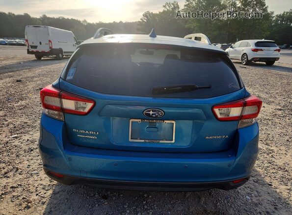 4S3GTAU66J3712751 2018 SUBARU IMPREZA Синий Вид сзади