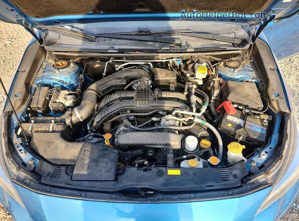 4S3GTAU66J3712751 2018 SUBARU IMPREZA Синий Вид задней части салона