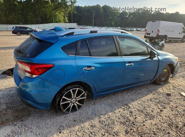 4S3GTAU66J3712751 2018 SUBARU IMPREZA Синий Задняя правая четверть