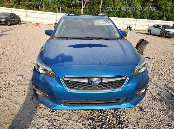 4S3GTAU66J3712751 2018 SUBARU IMPREZA Синий Вид спереди