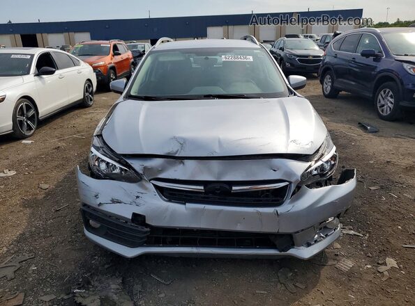 4S3GTAV60M3714255 2021 SUBARU IMPREZA Silver Вид спереду