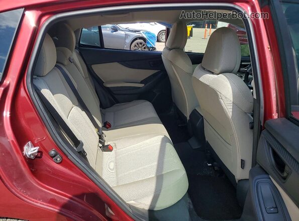 4S3GTAV64P3717261 2023 SUBARU IMPREZA Red Vista interior trasera