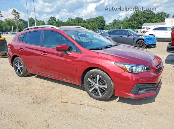 4S3GTAV64P3717261 2023 SUBARU IMPREZA Red Delantero derecho