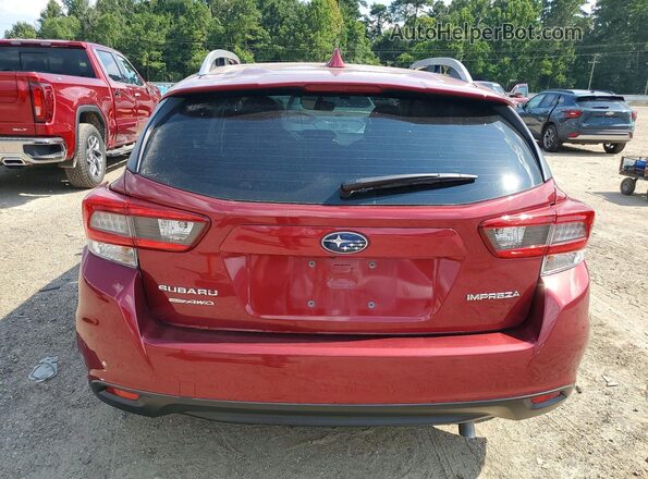 4S3GTAV64P3717261 2023 SUBARU IMPREZA Red Vista trasera