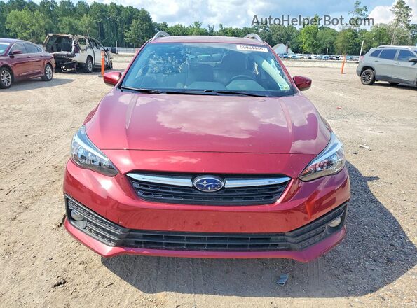 4S3GTAV64P3717261 2023 SUBARU IMPREZA Red Vista frontal