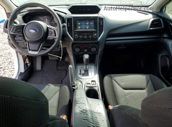 4S3GTAV65M3711223 2021 SUBARU IMPREZA Белый Вид панели приборов