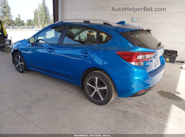 4S3GTAV66M3702448 2021 SUBARU IMPREZA Blue Tył lewy