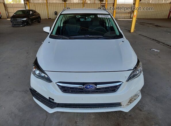 4S3GTAV6XM3713842 2021 SUBARU IMPREZA Белый Вид спереди
