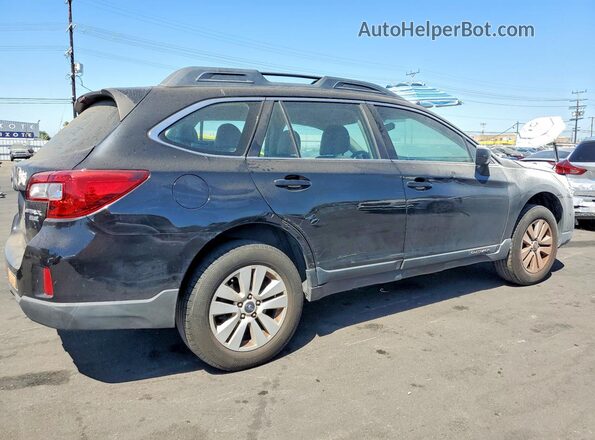 4S4BSAAC0H3361381 2017 SUBARU OUTBACK Black Trasero derecho