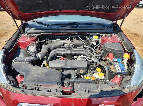 4S4BSAAC1G3291002 2016 SUBARU OUTBACK Красный Вид задней части салона