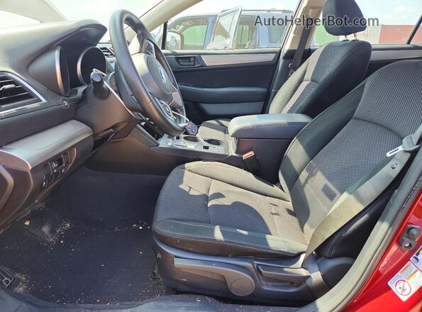 4S4BSAAC1G3291002 2016 SUBARU OUTBACK Красный Вид салона спереди