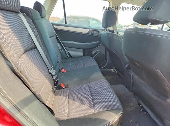 4S4BSAAC1G3291002 2016 SUBARU OUTBACK Красный Вид задних сидений