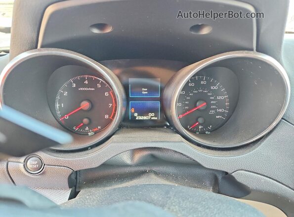 4S4BSAAC2H3213216 2017 SUBARU OUTBACK Blue Instrument cluster view