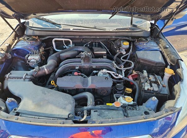 4S4BSAAC2H3213216 2017 SUBARU OUTBACK Blue Engine compartment view