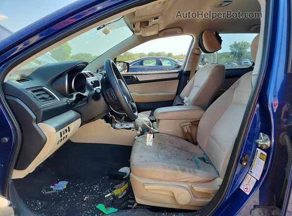 4S4BSAAC2H3213216 2017 SUBARU OUTBACK Blue Front interior view