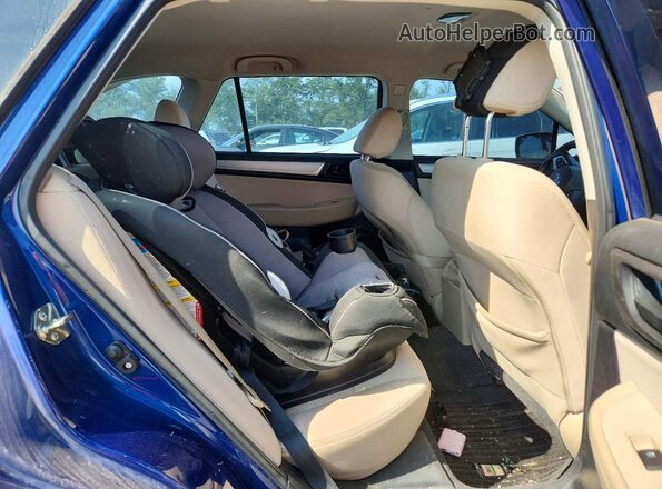4S4BSAAC2H3213216 2017 SUBARU OUTBACK Blue Rear interior view